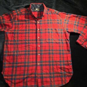 Vintage Pendleton Lobo 100% Wool button up Long Sleeve.  Men's Size XL EXCELLENT
